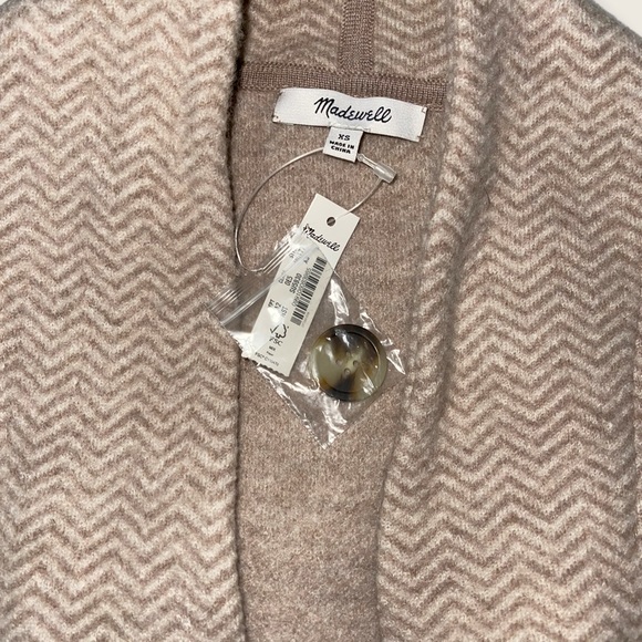 Madewell Jackets & Coats Nwt Madewell Herringbone Mattson Sweater